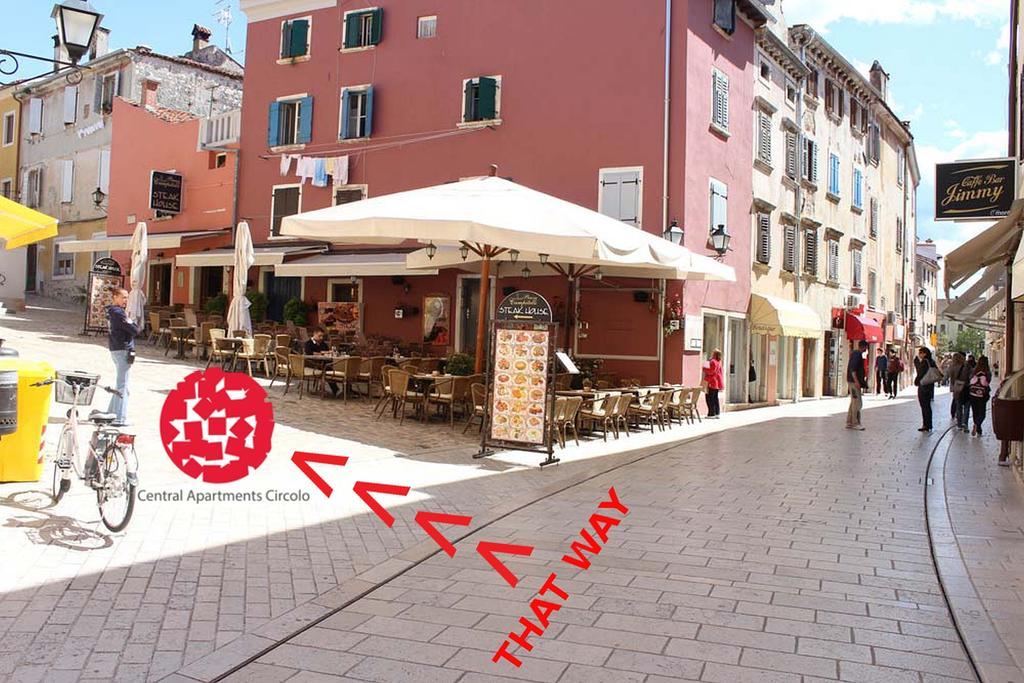 Central Apartments Circolo Rovinj Buitenkant foto